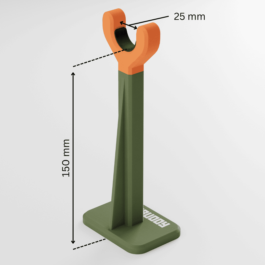 Gunbuddy Büchse 15cm – Magnetischer Waffenhalter für den Waffenschrank